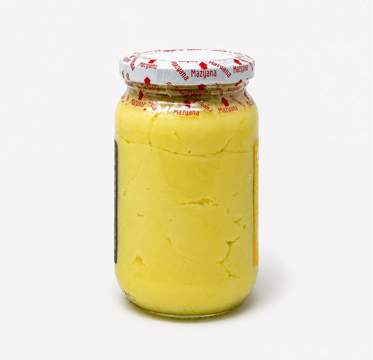 Mazyana Aged Ghee Smen 300g jar, back view