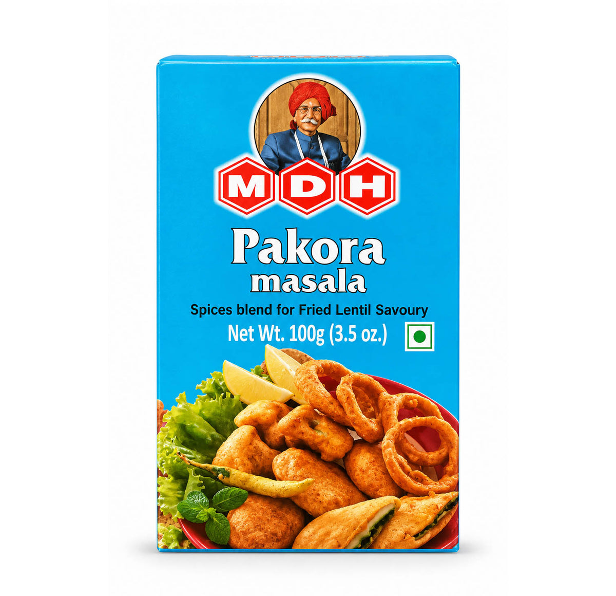 MDH Pakora Masala 100g box, front