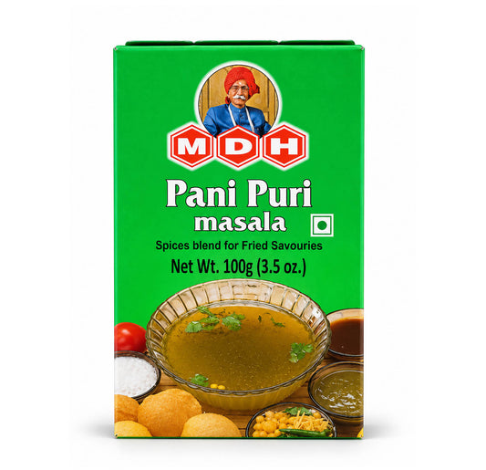 MDH Pani Puri Masala 100g box, front