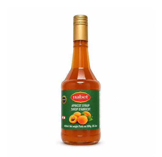 Nabet apricot syrup bottle, 600 mL