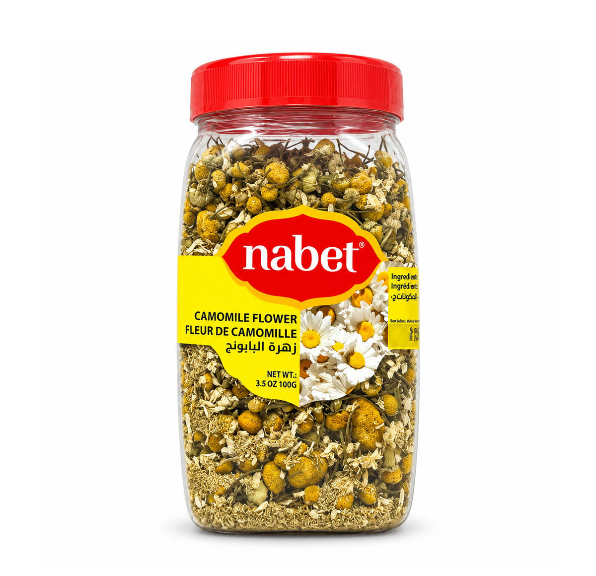 Nabet camomile flowers jar, 100 g