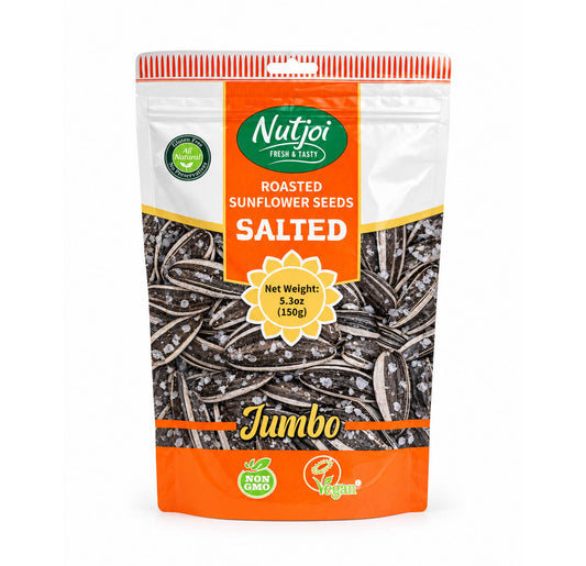 Nutjoi Roasted Salted Sunflower Seeds 5.3 oz bag