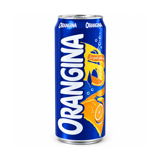 Orangina sparkling orange drink can