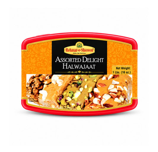Rehmat-e-Shereen Assorted Delight Halwajaat 1 lb tub