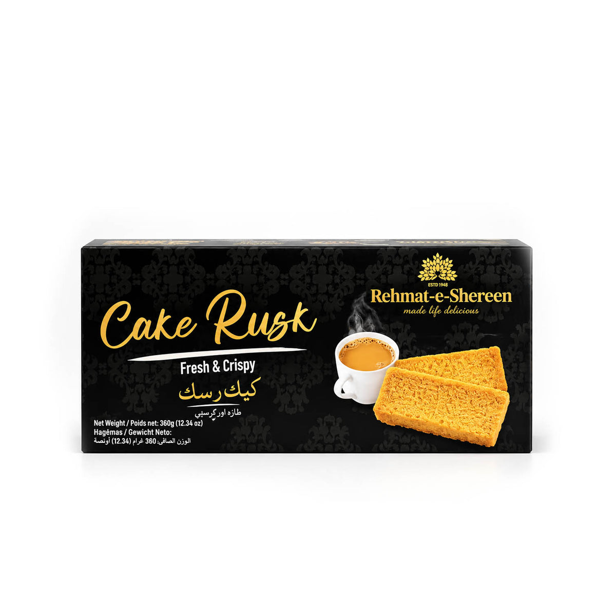 Rehmat-e-Shereen Cake Rusk 360g box