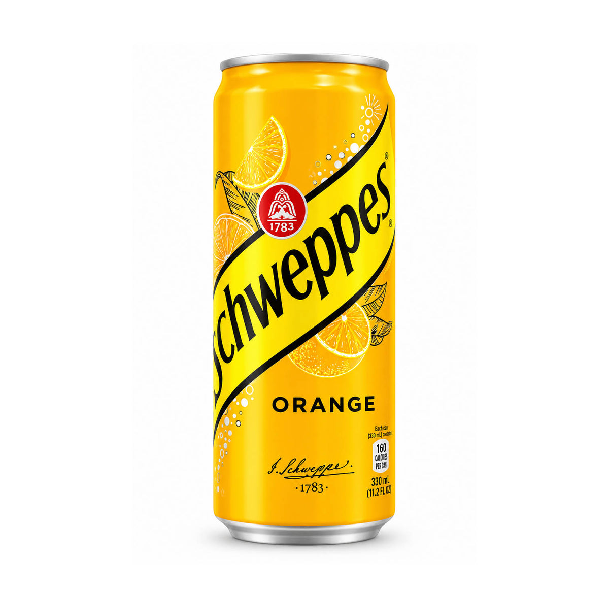 Schweppes Orange 330 ml can