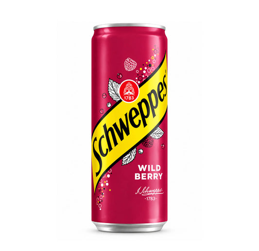 Schweppes Wild Berry 330 ml can