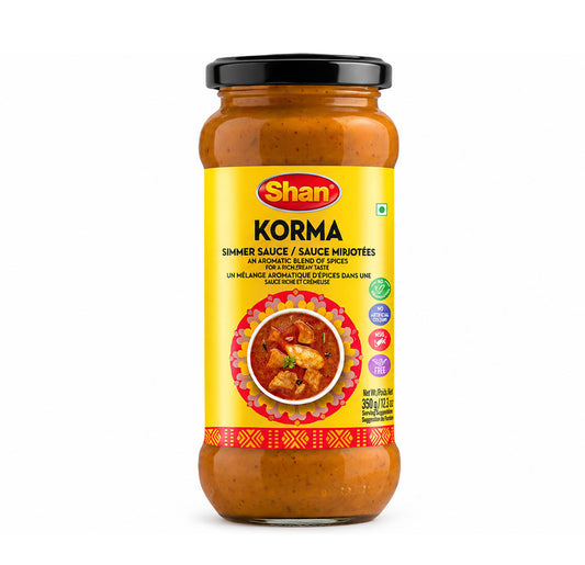 Shan Korma Simmer Sauce 350g jar