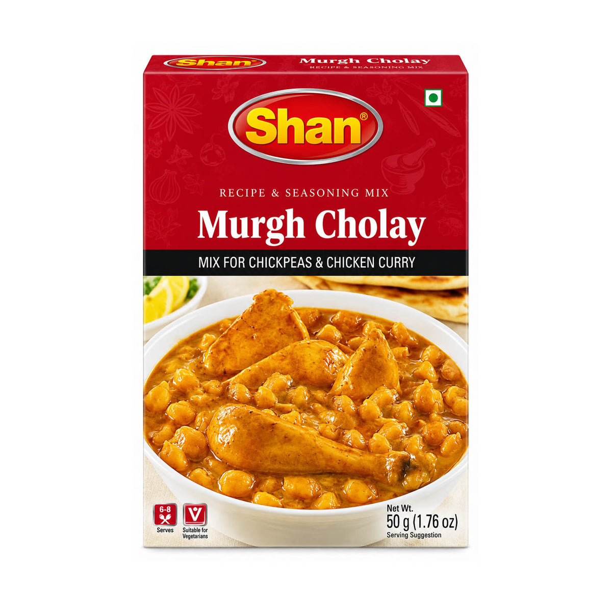 Shan Murgh Cholay recipe mix 50g box