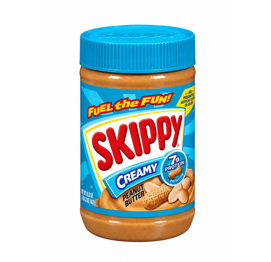 SKIPPY Creamy Peanut Butter jar, 16.3 oz