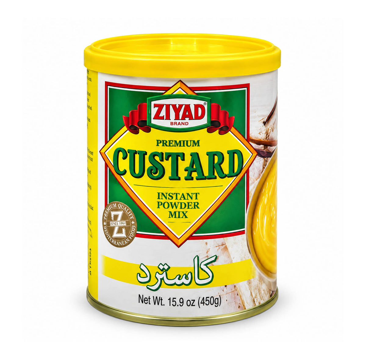 Ziyad Custard Instant Powder Mix can, 450 g
