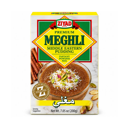 Ziyad Meghli Middle Eastern pudding instant powder mix box, 200 g
