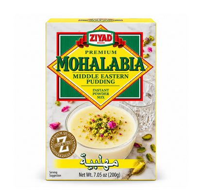 Ziyad Mohalabia Middle Eastern pudding instant powder mix box, 200 g